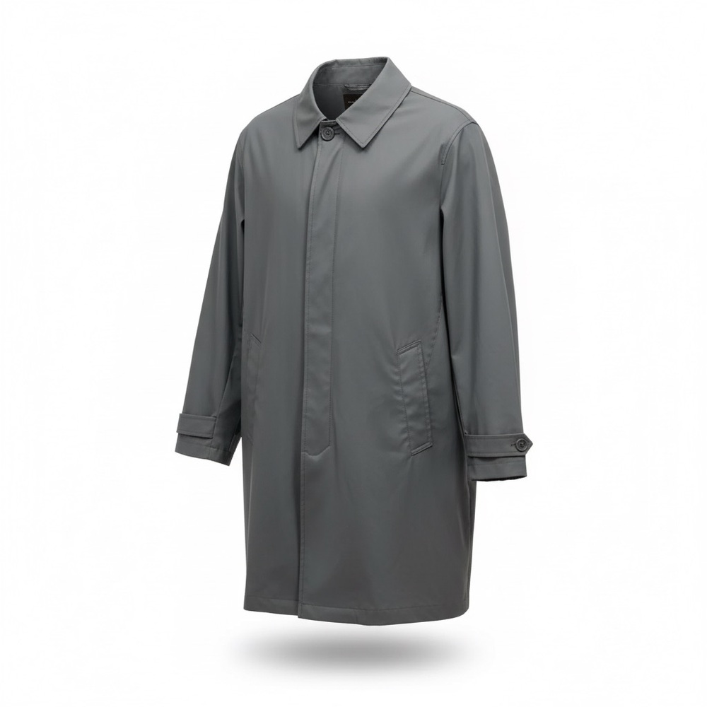 Black Brown 1826 Overcoat Gray Mens Size XXL